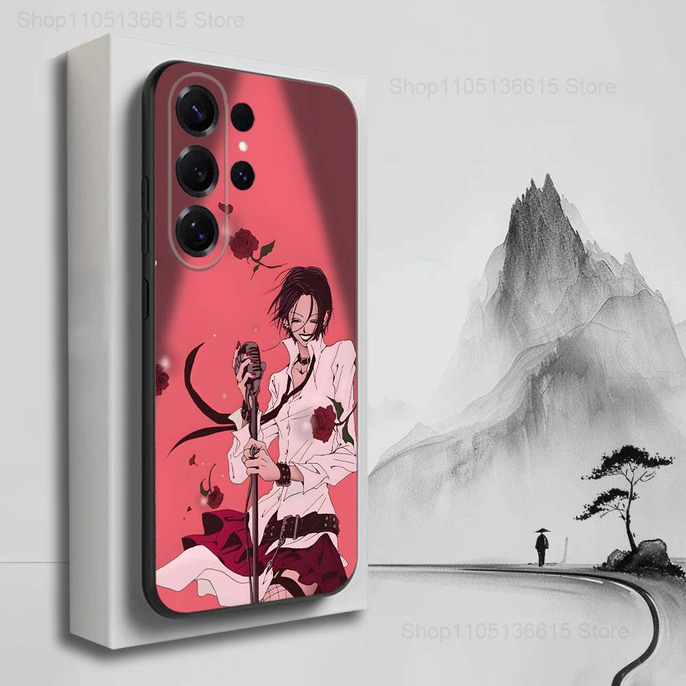 Anime N-Nana O-Osaki Cute  Phone Case For Samsung S25,S24,S23,S22,S21,S20,S10,S9,Ultra,Plus,Lite,FE,Soft Silicone Black Cover