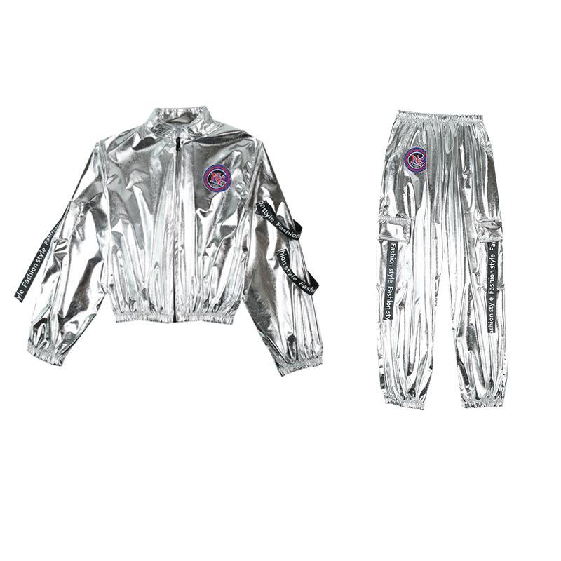 

День Нового года Детский уличный танец Космический костюм Осень Зима Умная походка Показ Технологии Барабанная установка Костюм для выступления Т-образный подиум 110