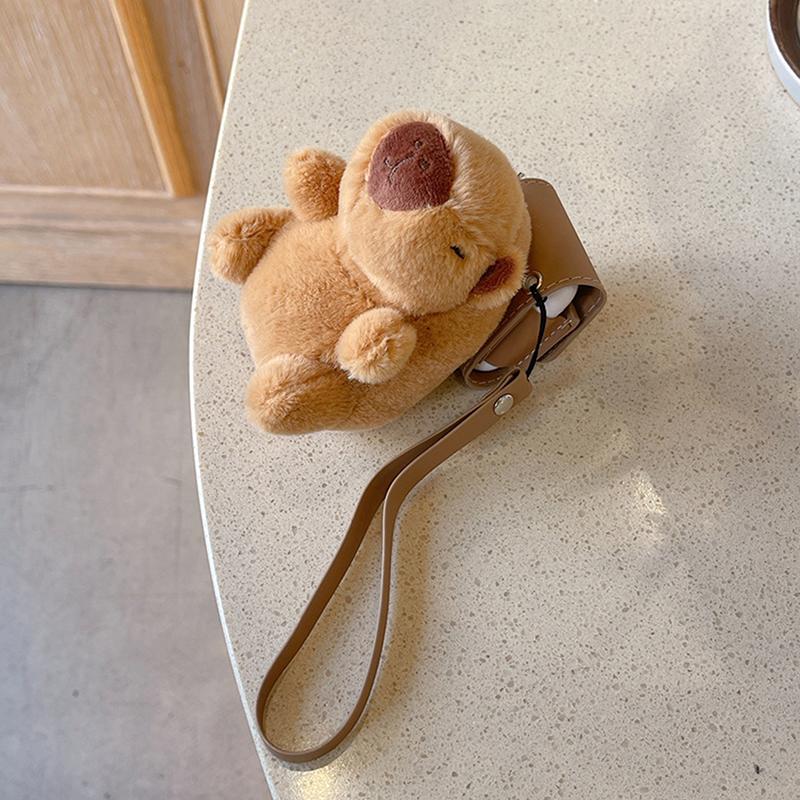Capybara Backpack Case For Airpods 4 Airpod 1 2 3 Pro Pro2 Bluetooth Earbuds Charging Box Protective Earphone Case Cover