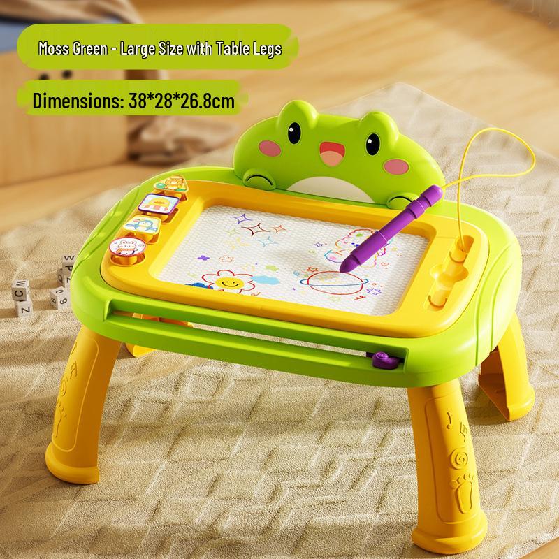Large Magnetic Children's Drawing Board - Colorful, Erasable Doodle Table for Home