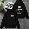 2026 New Heckler & Koch HK Fashion M4 Gun Design Double Sided Print Hoodie Unisex Retro Sweatshirt Men Women Fleece Pullovers
