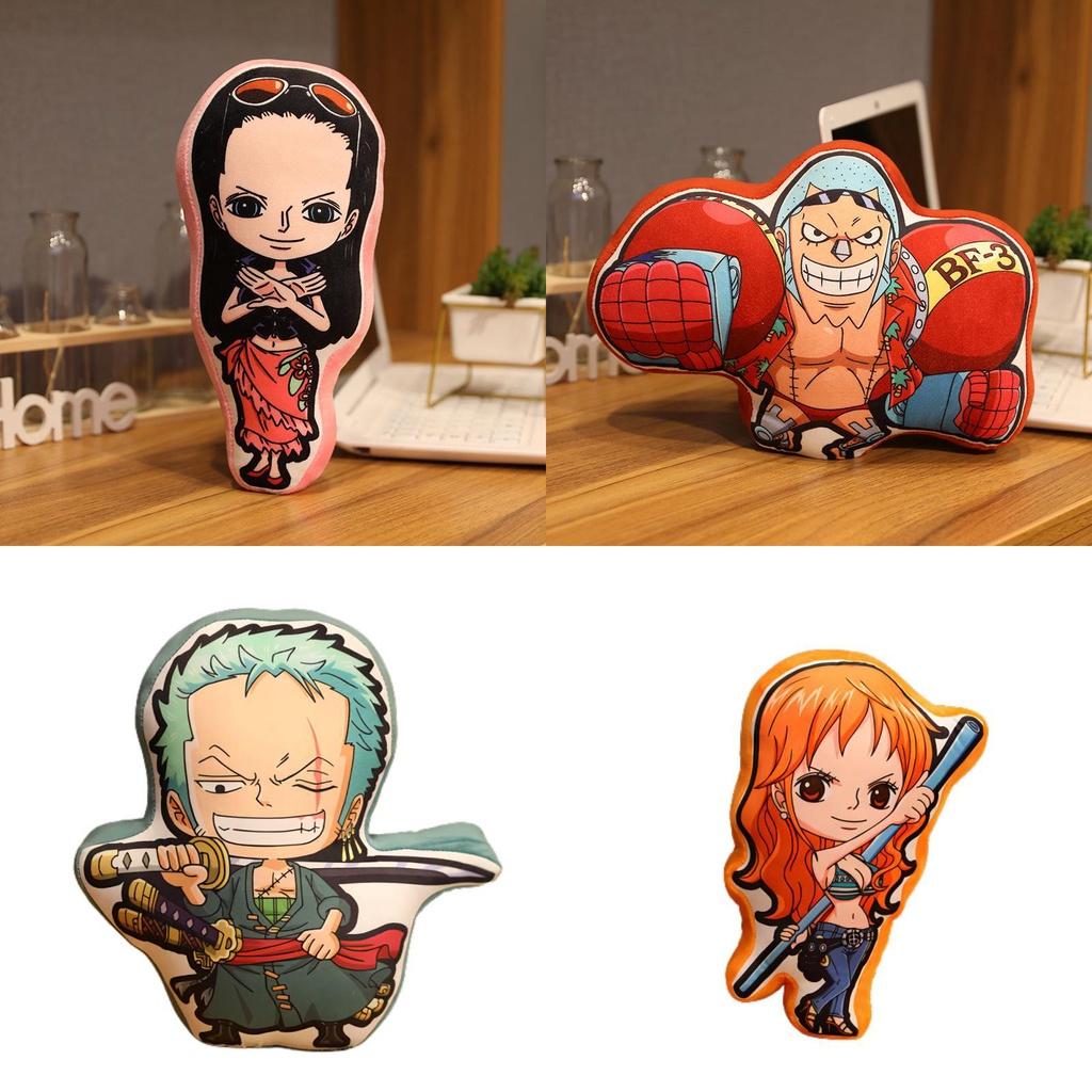 Creative One Piece Plush Pillow Cartoon Luffy Zoro Chopper Cushion Kids Festival Gift Characters)