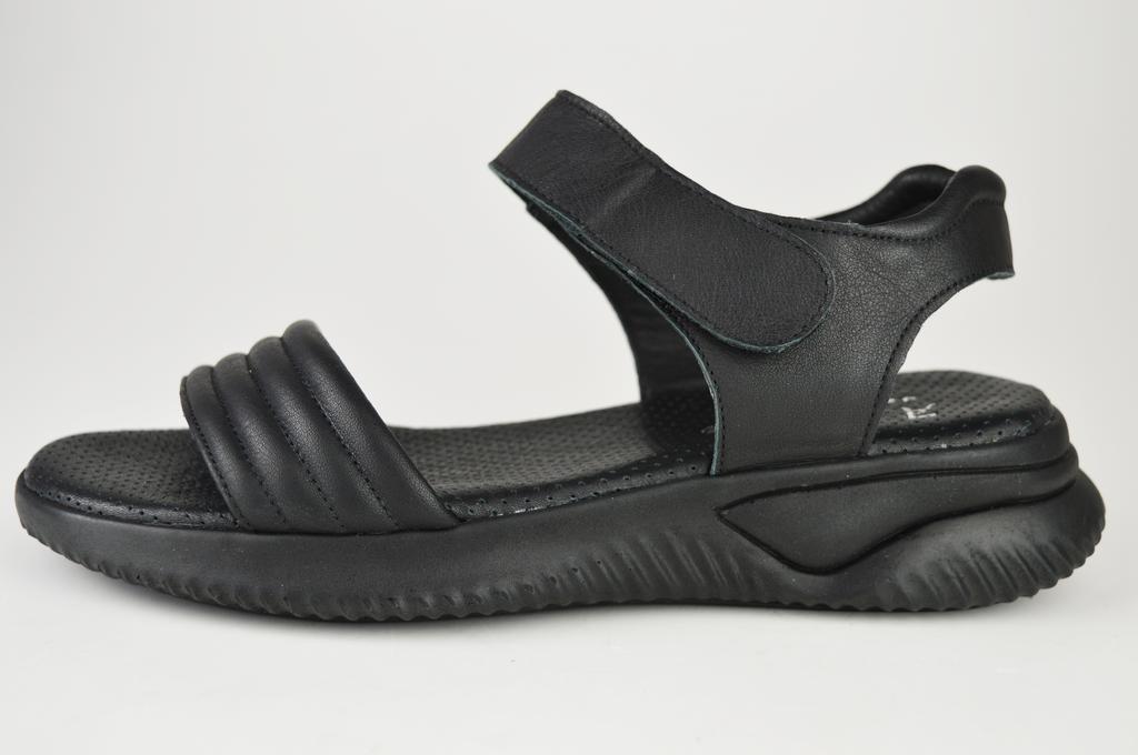 Damensandalen Altura 1101 36 Schwarzes Leder