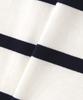 Avirex NAVAL POCKET SHORT Navy Size F Women's T-SHIRT, Striped, 122, 783-5935601