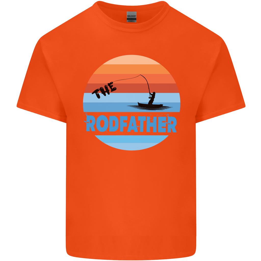 The Rodfather Funny Fishing Rod Father Unisexs Light Cotton TShirt