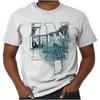 Indiana Fishing Lake Souvenir Travel Tourist Adult Short Sleeve Crewneck Tee