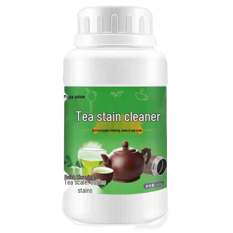 Food Grade Tea Scale Remover: Cleaner for Tea Cups, Teapots, and Water Cups - Descaling Powder for Tea Stains