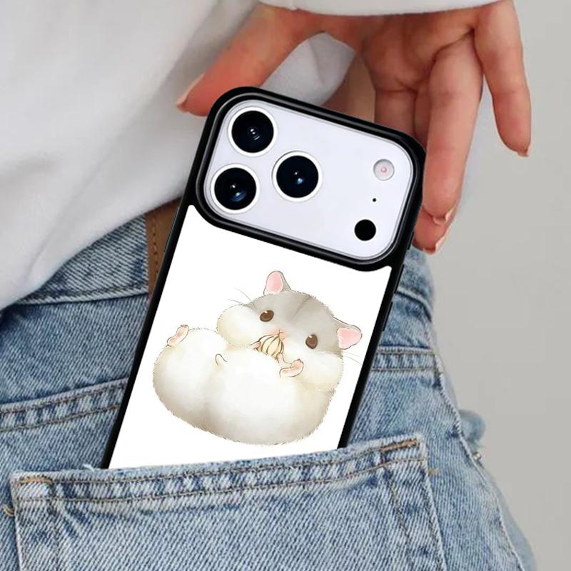 Guinea Pig Hamster Collage soft Phone Case for iPhone 16e 15 14 13 12 17 Pro Max Plus Air 17pro Cover Coque