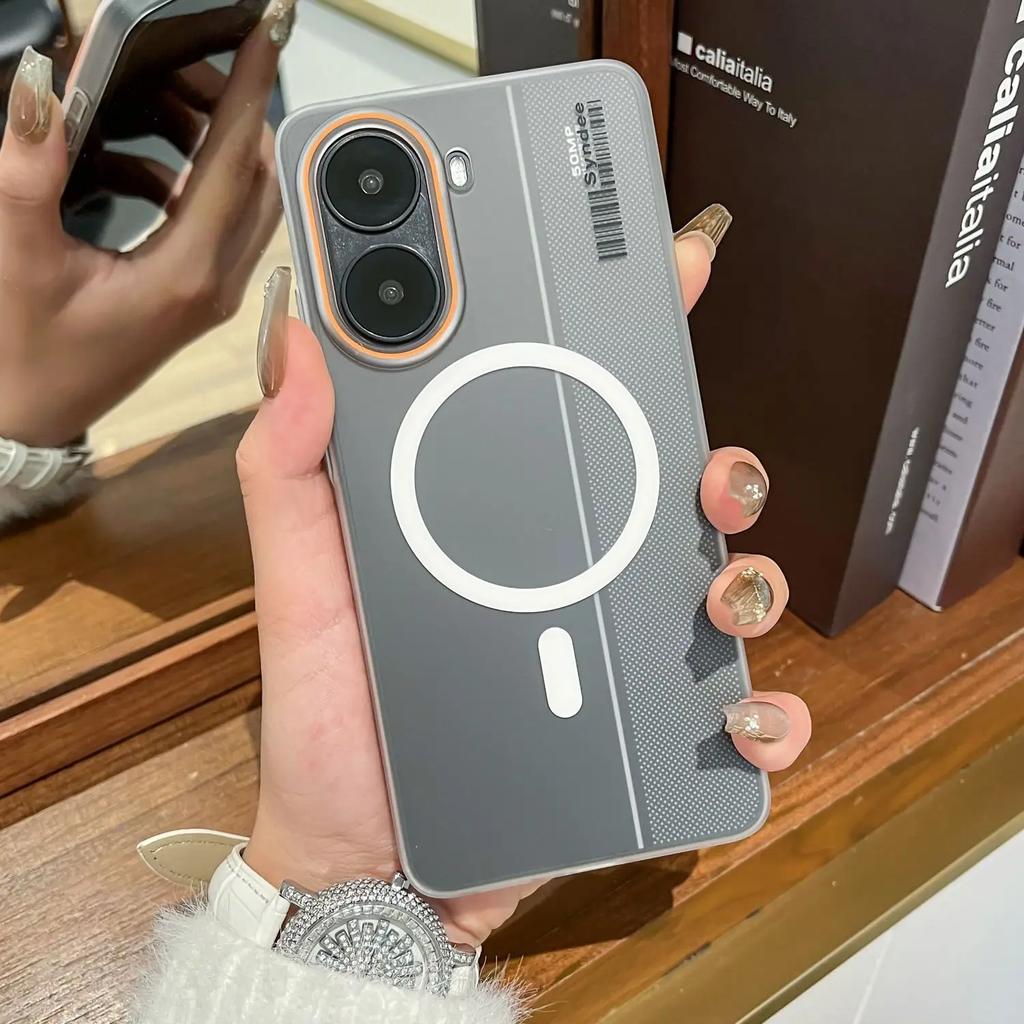 Rugged Case for Xiaomi POCO X8Pro Max F7 X7 M8 Pro Ultra Luxury PC Matte Magsafe Wireless Charging Back Cover Shockproof Funda