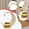 Candle Holder Candle Stand Decoration Gifts Hollow Metal for Living Room Festival Table Centerpiece Birthday Fireplace