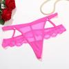Women Sexy Lace Thong Panties Seamless T Back See Through Lace Bikini Panties