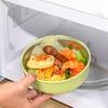 304 Stainless Steel Round Lunch Box With Rope Portable Fruit Salad Food Box Microwave Heatable Sealed Bento Box For Kids Student