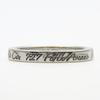 Gebraucht TIFFANY&Co. Ring Noten Schmal New York EU#54 Silber925 3.0g Silberschmuck