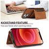Wallet Leather Multi Cards Holder Phone Case For iPhone 16 Pro Max 15 Plus 14 13 12  Mini 11 XR X XS Se 2022 Shockproof Cover