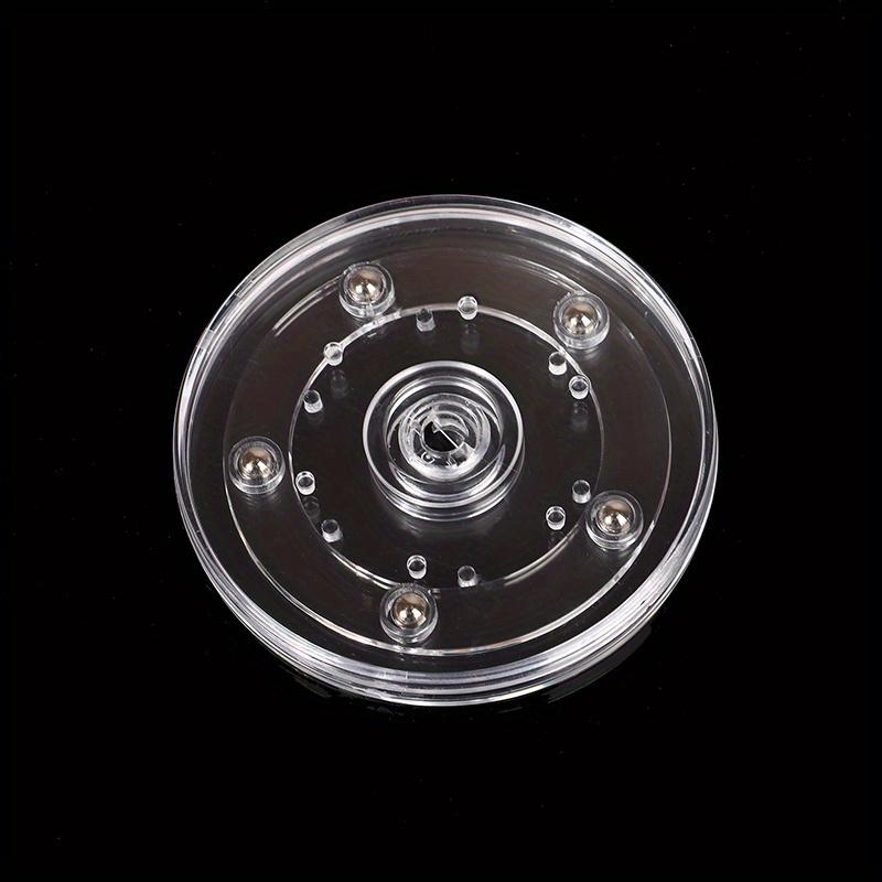 

1 PC Turntable Acrylic 360 Rotating Display Stand Transparent Round Base Susan Jewelry Decor Swivel Plates Furniture Hardware