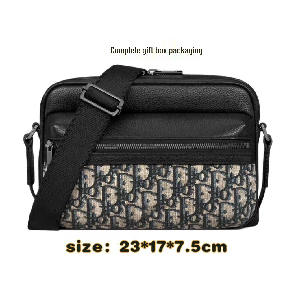 

Вінтажна чоловіча вишита полотняна сумка-месенджер та кросбоді для камери