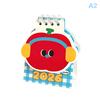 2026 Horse Year Mini Desk Calendar Cartoon Portable Coil Monthly Calendar Planner Office And Home Decor New Year'S Present