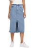 Bianca Midi Denim Skirt Light Blue Denim