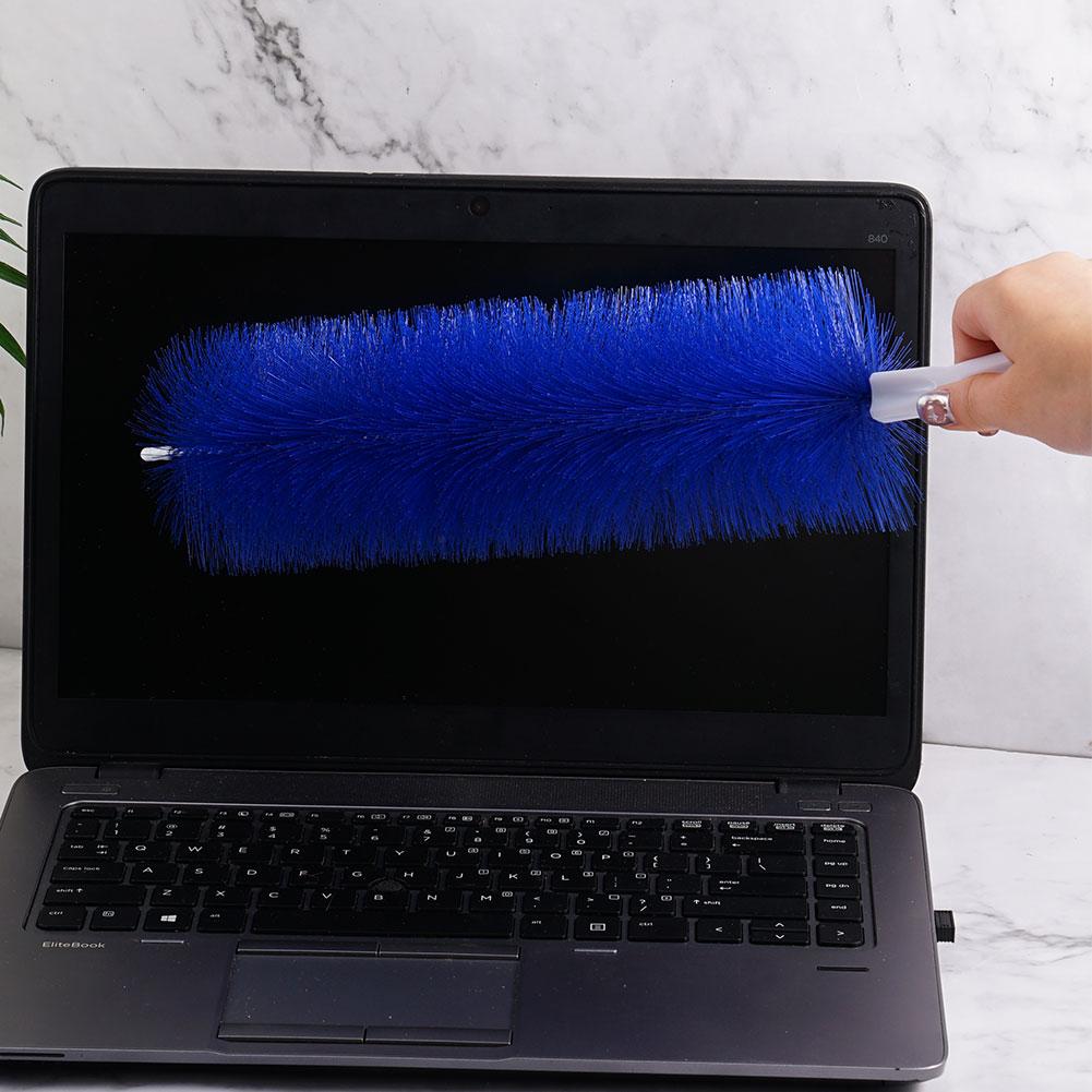 Long Handle Multi-use Dust Removal Brush Fan Brush Sofa Soft Cleaning Household Sweep Brush Shutter Conditioning Brush L9R2