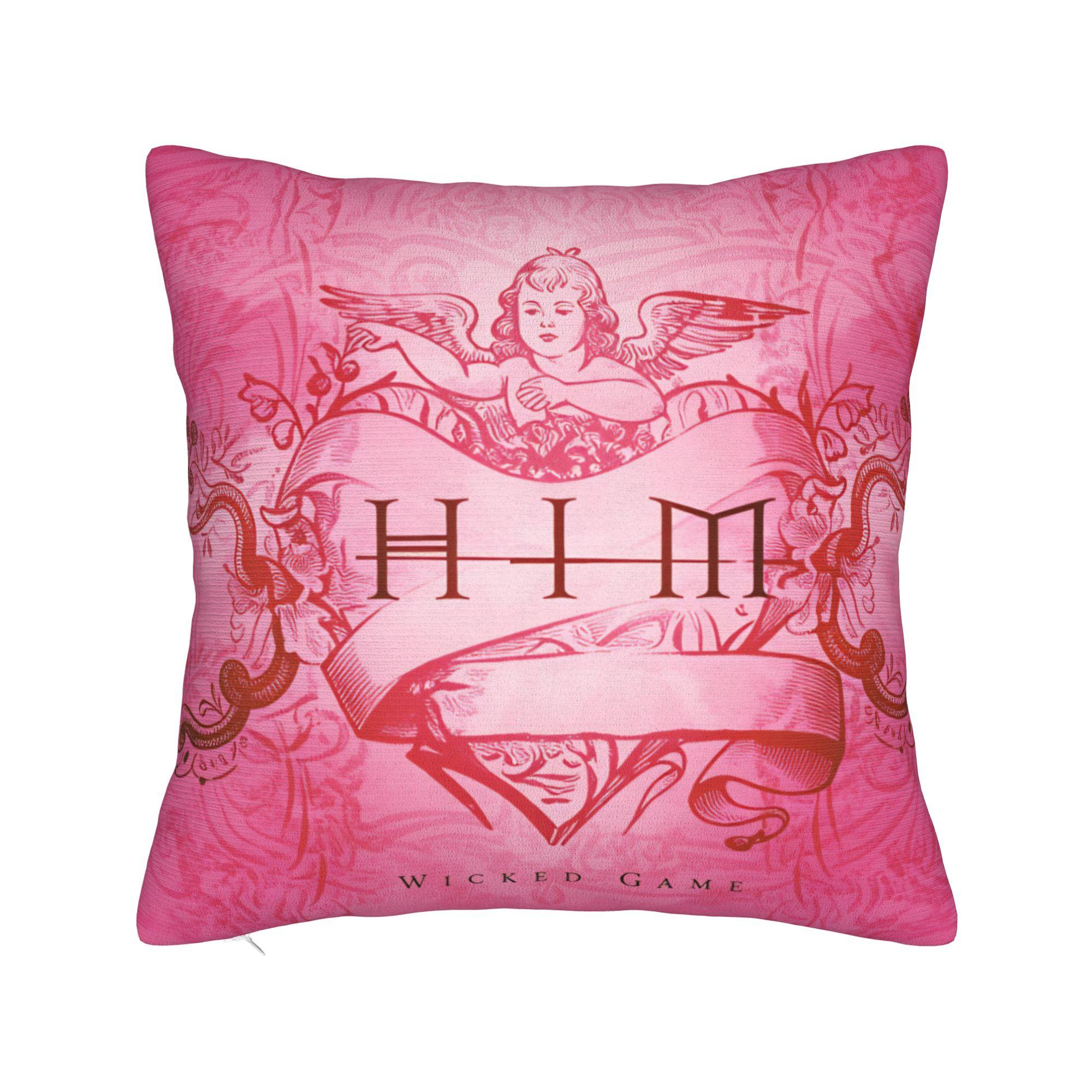 Наволочка Rock H-HIM Band V-Ville V-Valo Принт Наволочка Для Дивана Домашний Декор Современные Наволочки 5050cm 1180₽