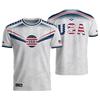 USA Men's Casual Letter Print Short Sleeve T-Shirt