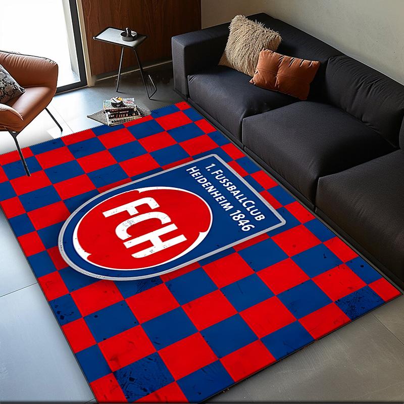 1 Stück Teppich Heidenheim Wappen Teppich, Stuhlmatte, Läufer für Büro Schlafzimmer Wohnzimmer Schlafzimmer, Fußmatten-Dekor Weihnachts-Fächer-Geschenke