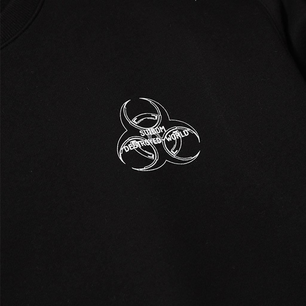 SUIBOM Loose Fit Dw Logo Sweatshirt - Black