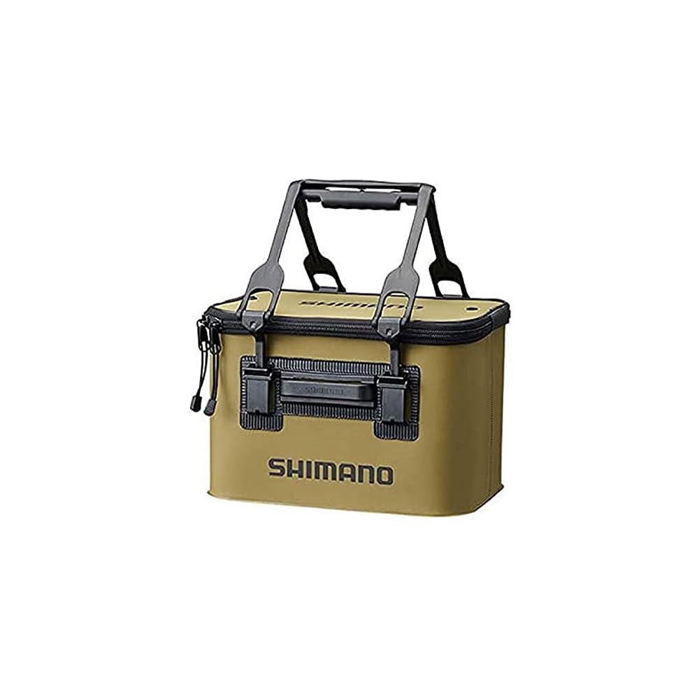Shimano Bucket Bakkann EV BK-016Q 40cm Fishing Storage Container Khaki