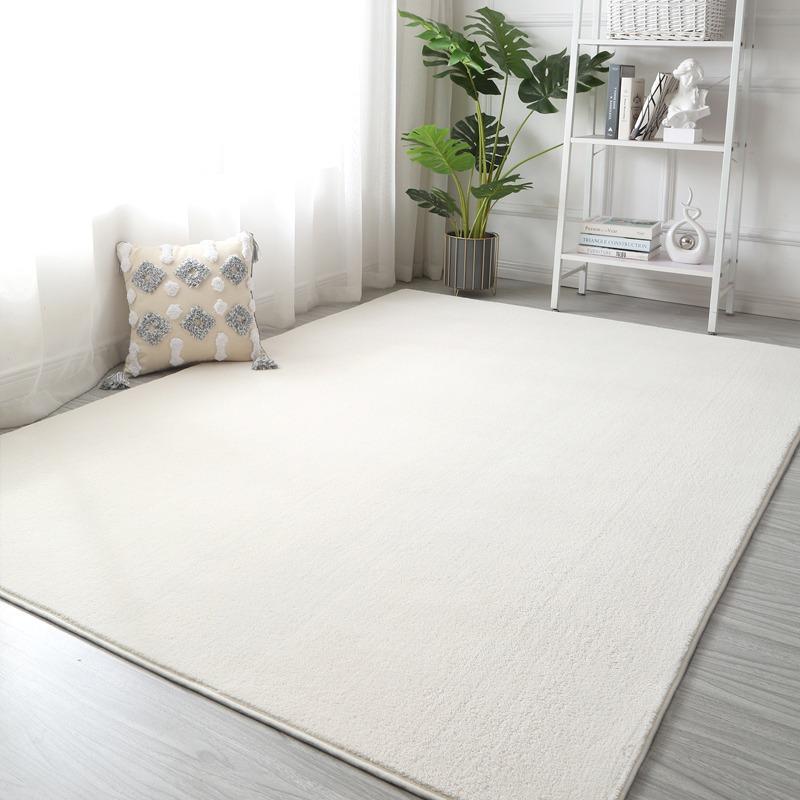 Ultra Soft Short Plush Carpet Anti Slip For Living Room Modern Sofa Area Rugs Children's Bedroom Game Mats Bedside Carpet Gray