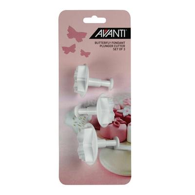 Avanti Fondant Plunger Cut Set (3pcs) (Butterfly)