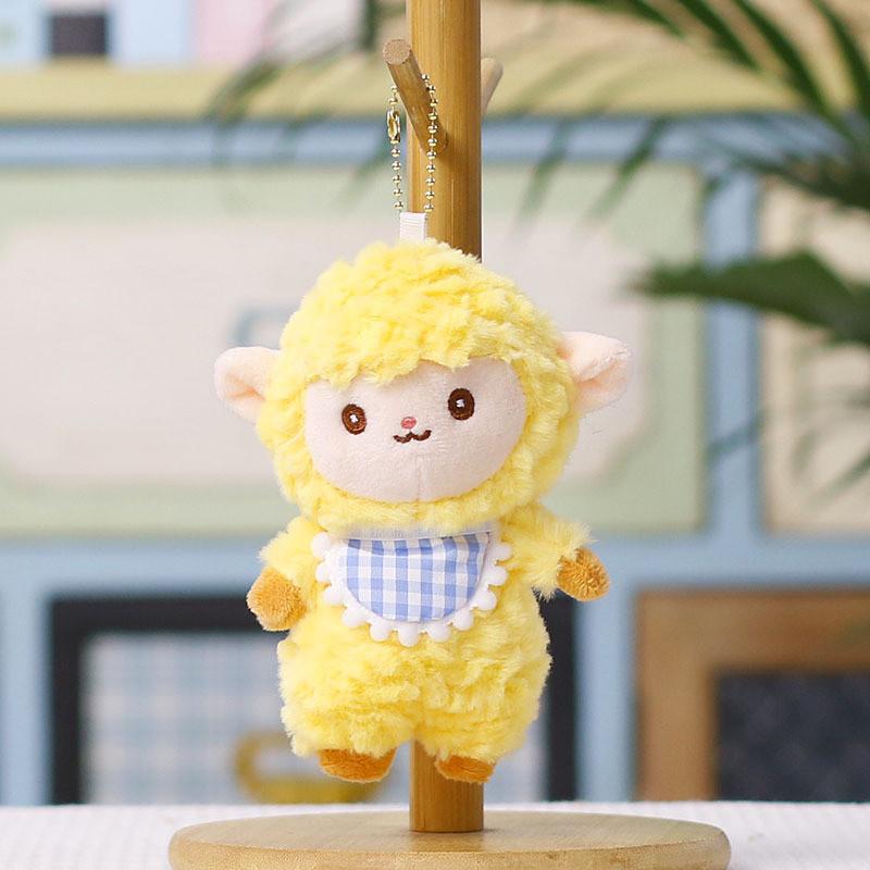 Cute Sheep Plush Keychain Pigment Plush Doll For Kids And Giftgiving