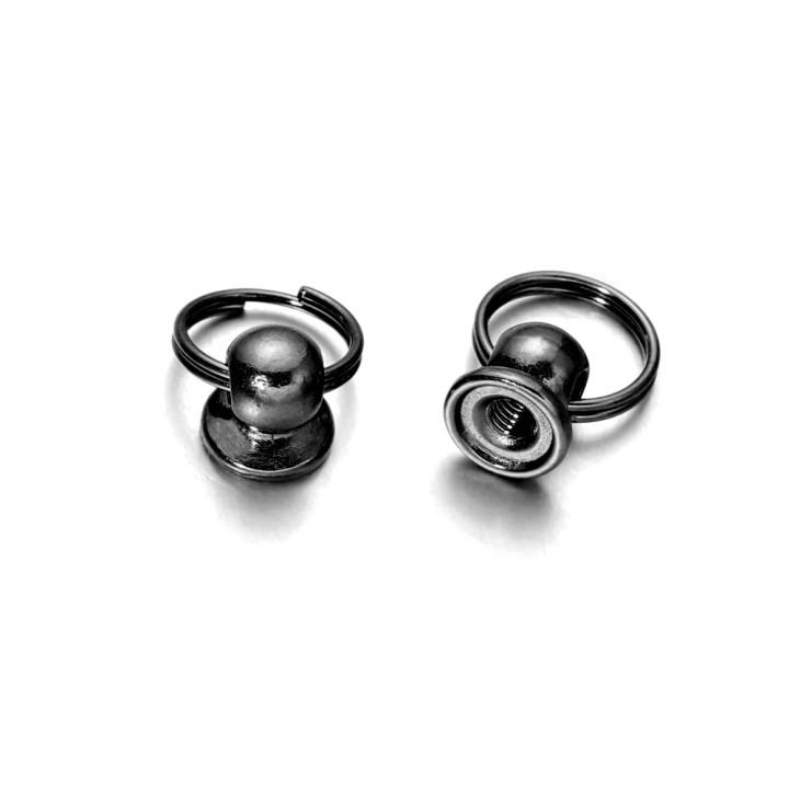 5pcs/bag Ring Nail Case Connectors Decoration Nail Case Link Ring For DIY Jewelry Making Accessories Supplies