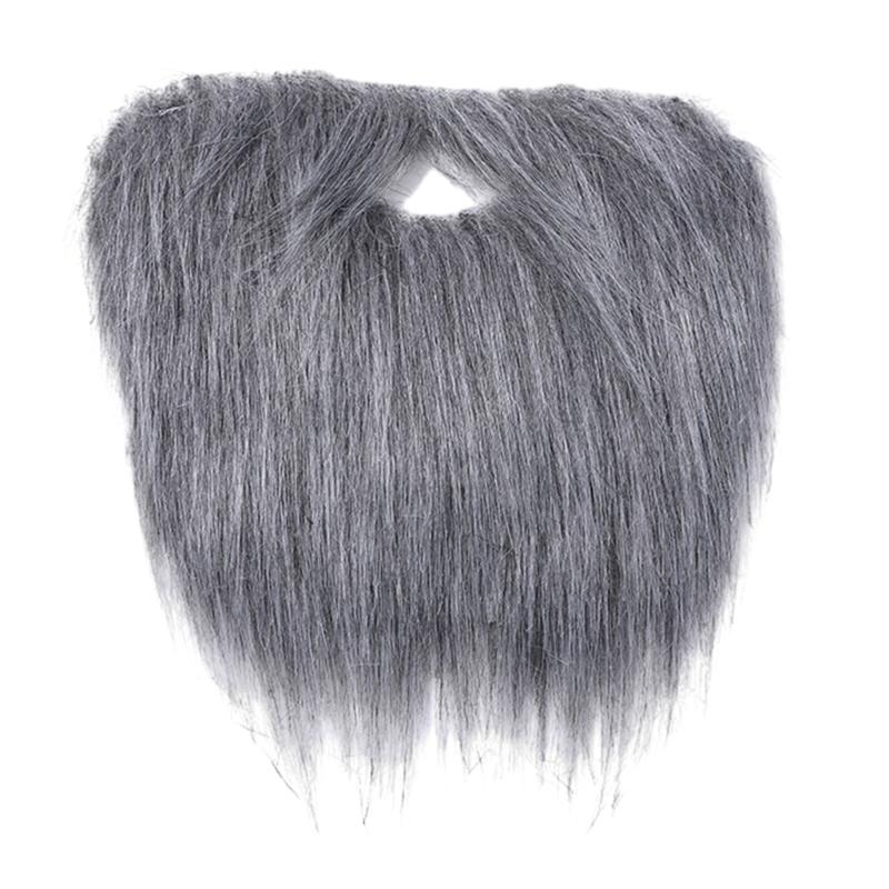Barba Finta di Halloween Baffi Finti Divertenti Accessori per Travestimenti Baffetti Peli Facciali con Cordino Elastico Regolabile