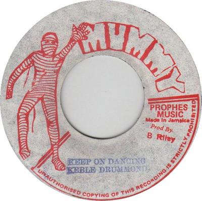 7-Zoll-Schallplatte KEBLE DRUMMOND - Keep On Dancing   NONE Mummy Jamaica Reggae, Ska & Dub Gebraucht