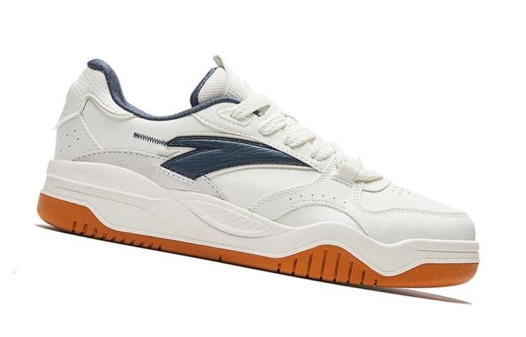Women's Sneakers Anta Wave Shoe Comfortable Height Increasing Low top Skateboard Shoes Women's White Blue