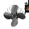 Stove Fan Non Electricity Wood Stove Fan Heat Powered Heating Supplies Quiet for Indoor Home Log Burner Pellet Pipe Winter