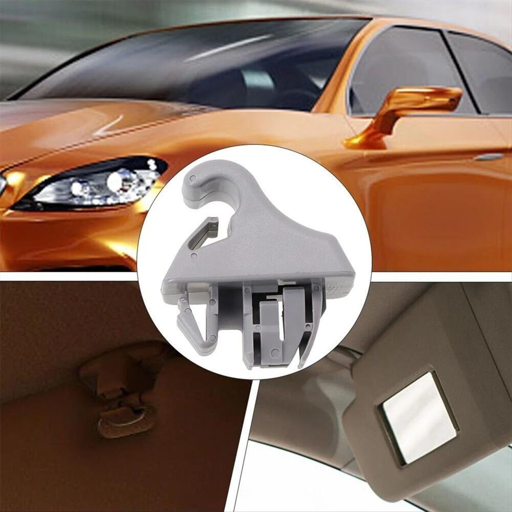 New 2PCS Car Sun Visor Holder Clips Fit for Mitsubishi Pajero/Montero MK3 2000-2006