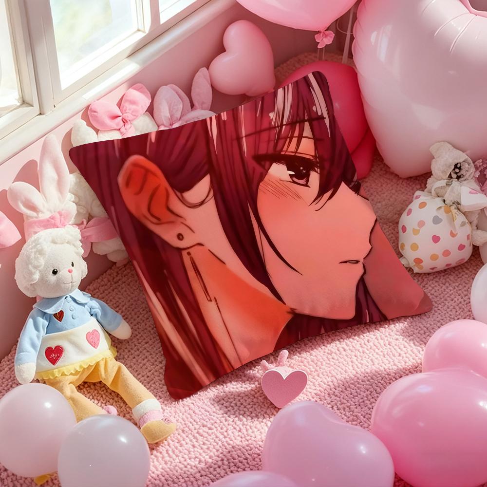 Anime Hot C-Citrus Cushion Cover Pattern Printed Pillowcase for Living Room Sofa Cushion Cover & Bedroom Decor