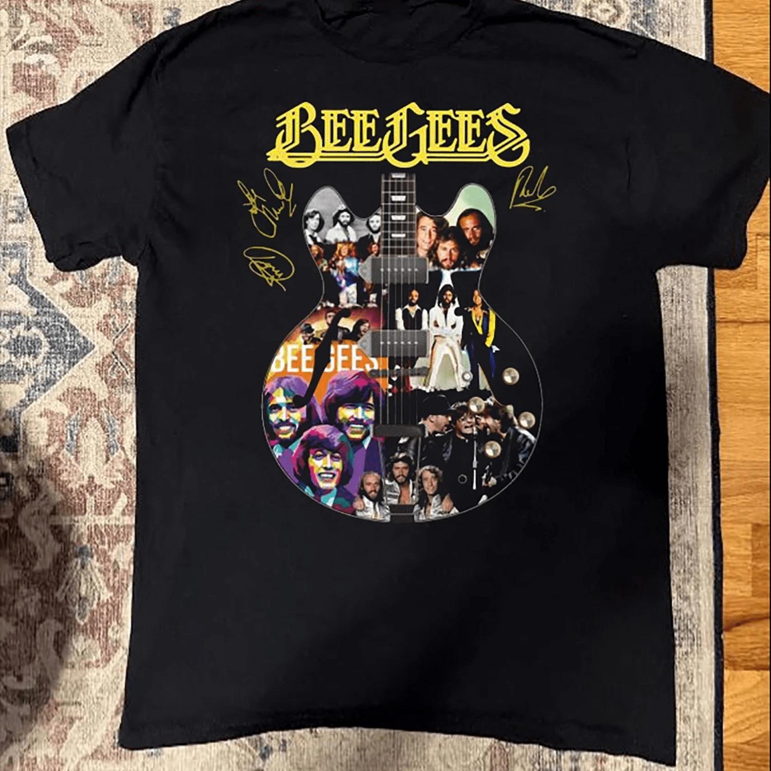 

New Bee Gees band guitar Gift For Fans Unisex S-5XL Shirt OS160 XL