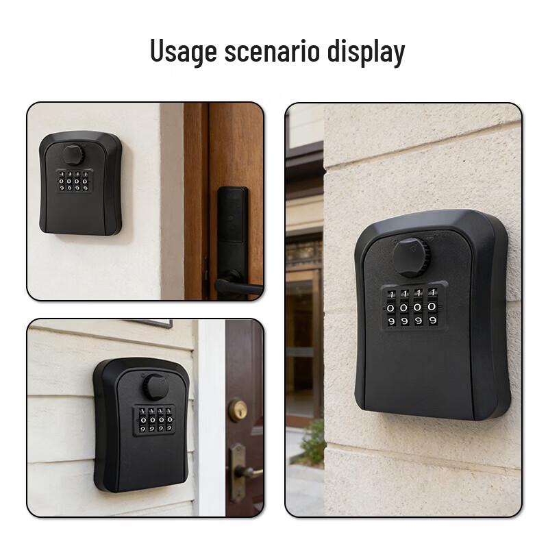 Wall-Mounted Password Key Storage Box