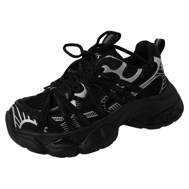 Piaohong versatile retro style design sense platform dad shoes women's 2025 autumn and winter new small casual sports shoes