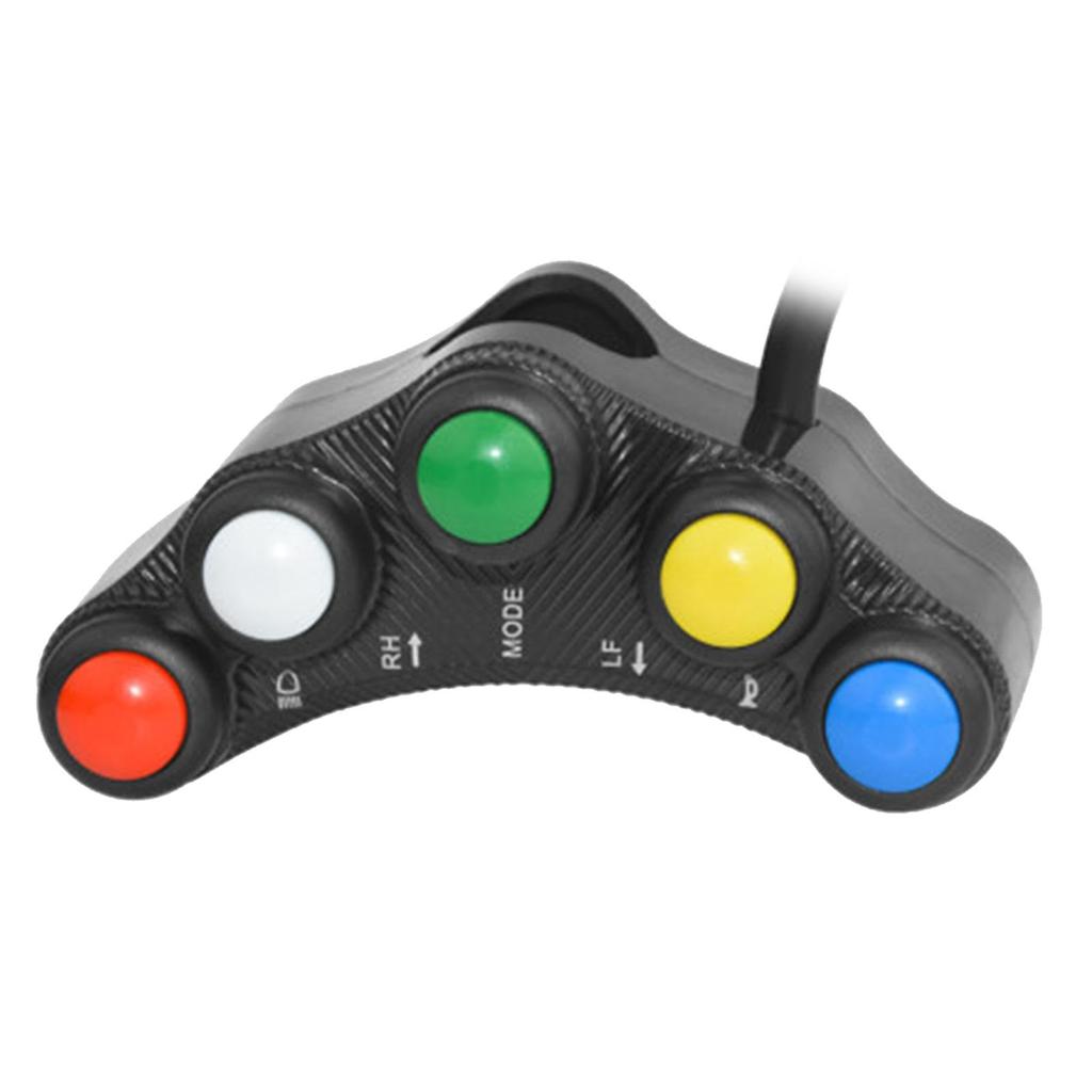 LENKERLICHTSCHALTER - Wasserdichte Konstruktion für Motorradlenkerbedienelemente | Multifunktionslenkerschalter,