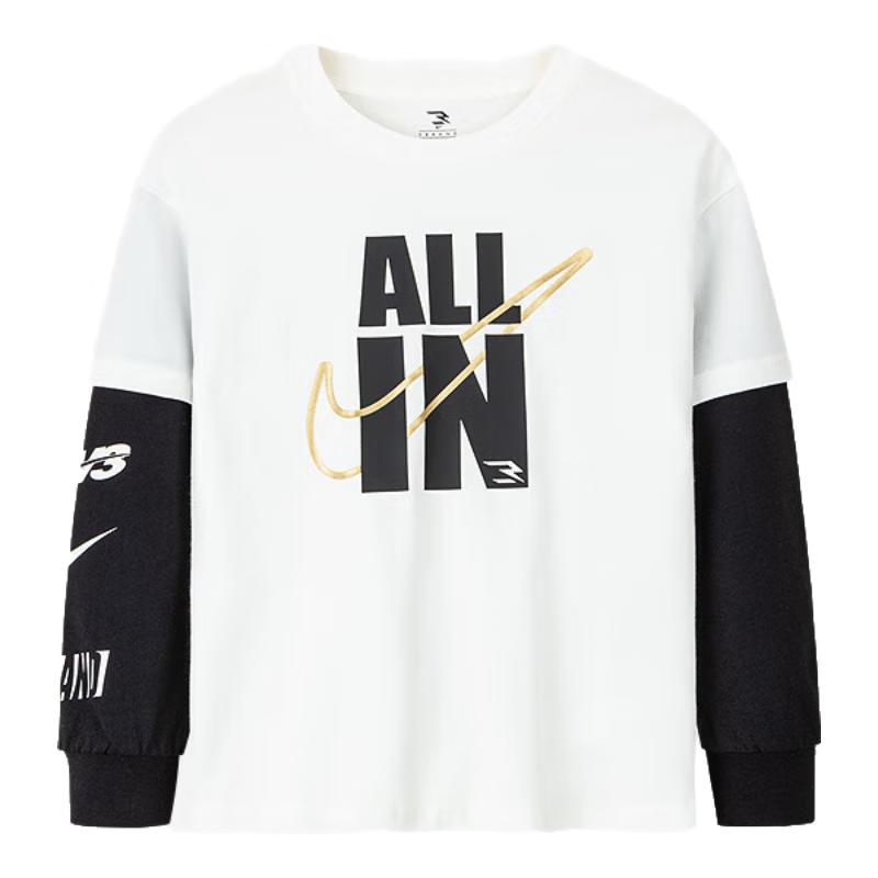 

NIKE3BRAND Unisex Kids Festive Patchwork Long-Sleeve T-Shirt 120