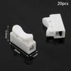 20Pcs 1P 2P 3P Spring Clamp Cable Wire Connector - No Screw Quick Terminal Block