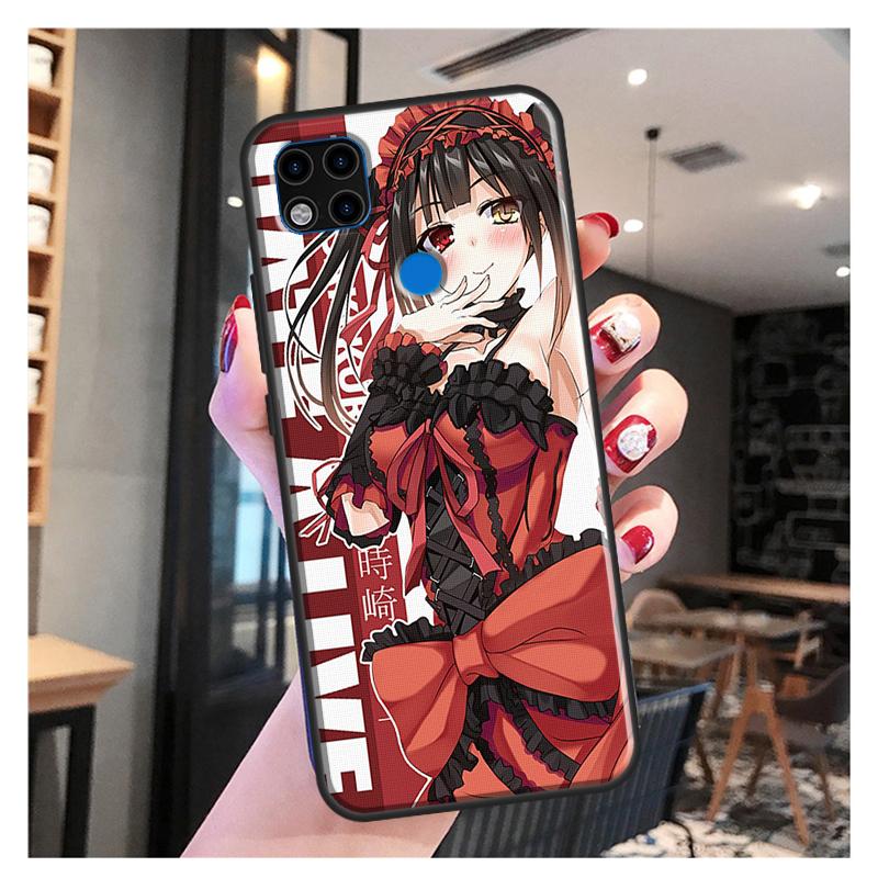 

Чехол Kurumi Tokisaki Date A Live для Xiaomi Redmi Note 11 Pro, чехол для телефона Redmi 9T 9A 9C 9S 10S Note 9 10 Pro, задняя крышка Redmi Note11Pro Plus