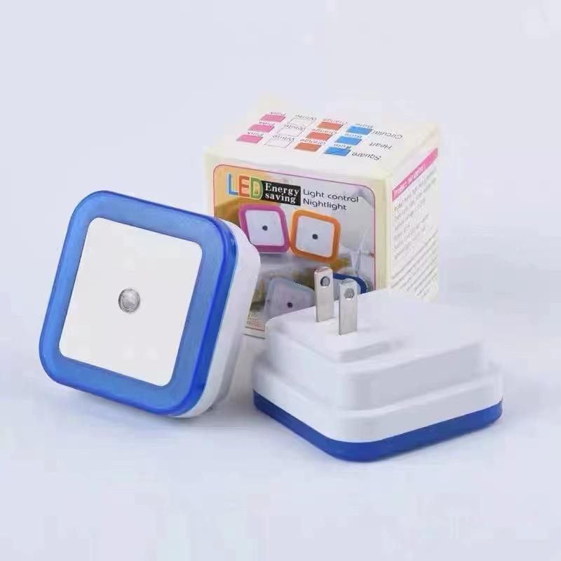 Intelligent LED Night Light with Light Control for Bedside, Energy Saving, US/EU Socket