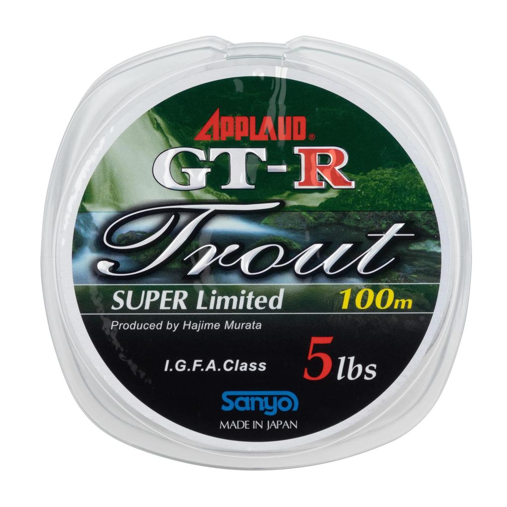 Sanyo Nylon Nylon Line, Approved GT-R Trout Super Limited, 100m, 0.75, 3.5lb, Camouflage Color Leaf Silver