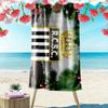 Sporting Charleroi Print Beach Towel, Large Soft Quick Dry Towel for Beach Camping Swimming