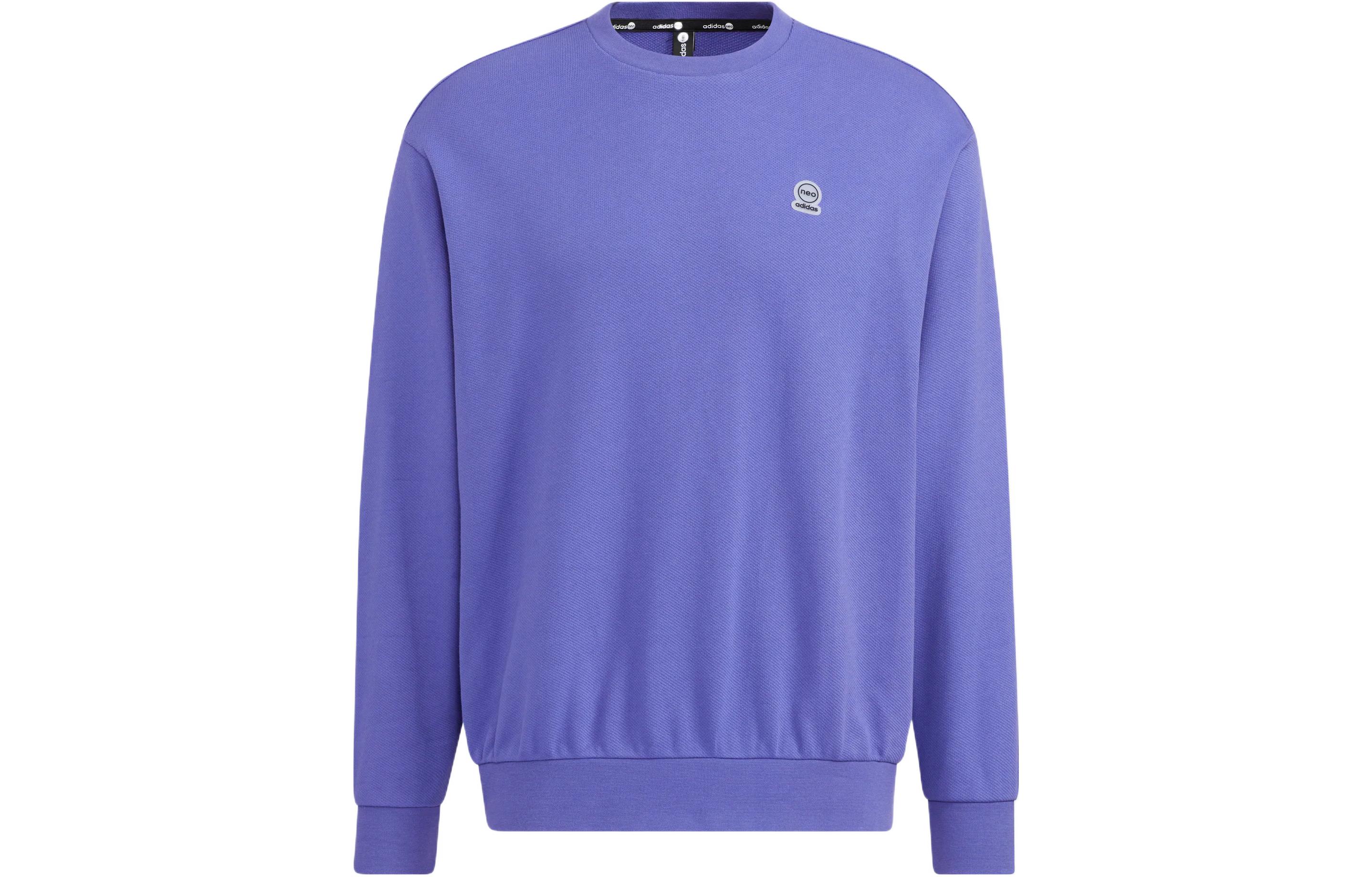 

Adidas Neo Sweatshirts Unisex Purple Crew Neck Moderate Regular HN6642 A/L