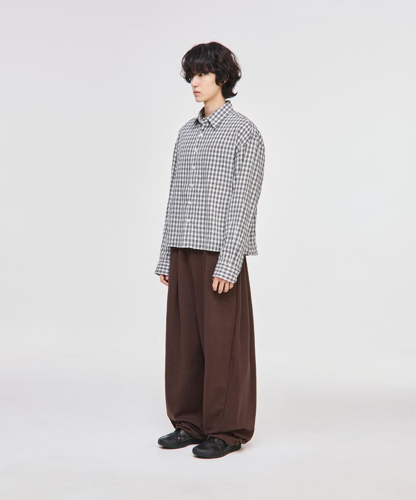 SIGNATURE Curved Training Pants [Brown]